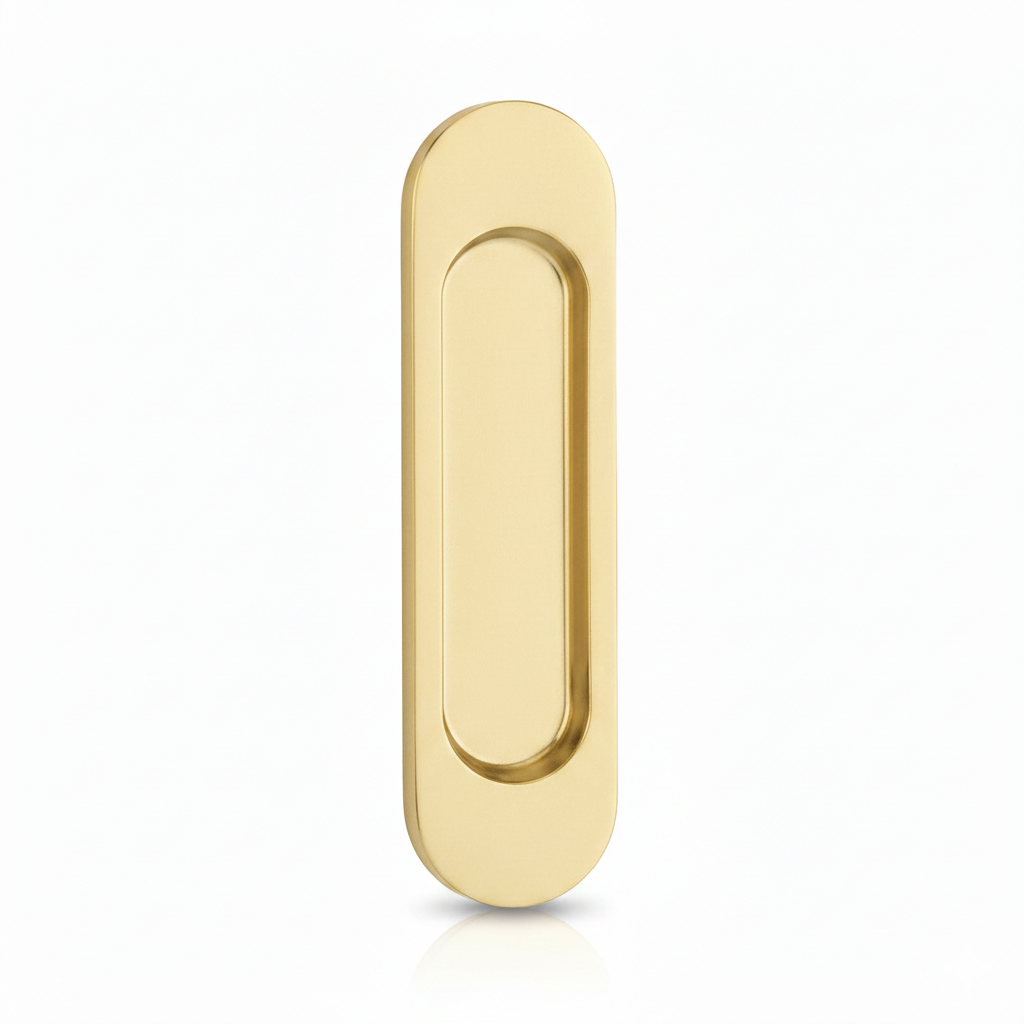 Oválné madlo zlaté